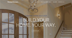 Desktop Screenshot of builtbywinterhomes.com